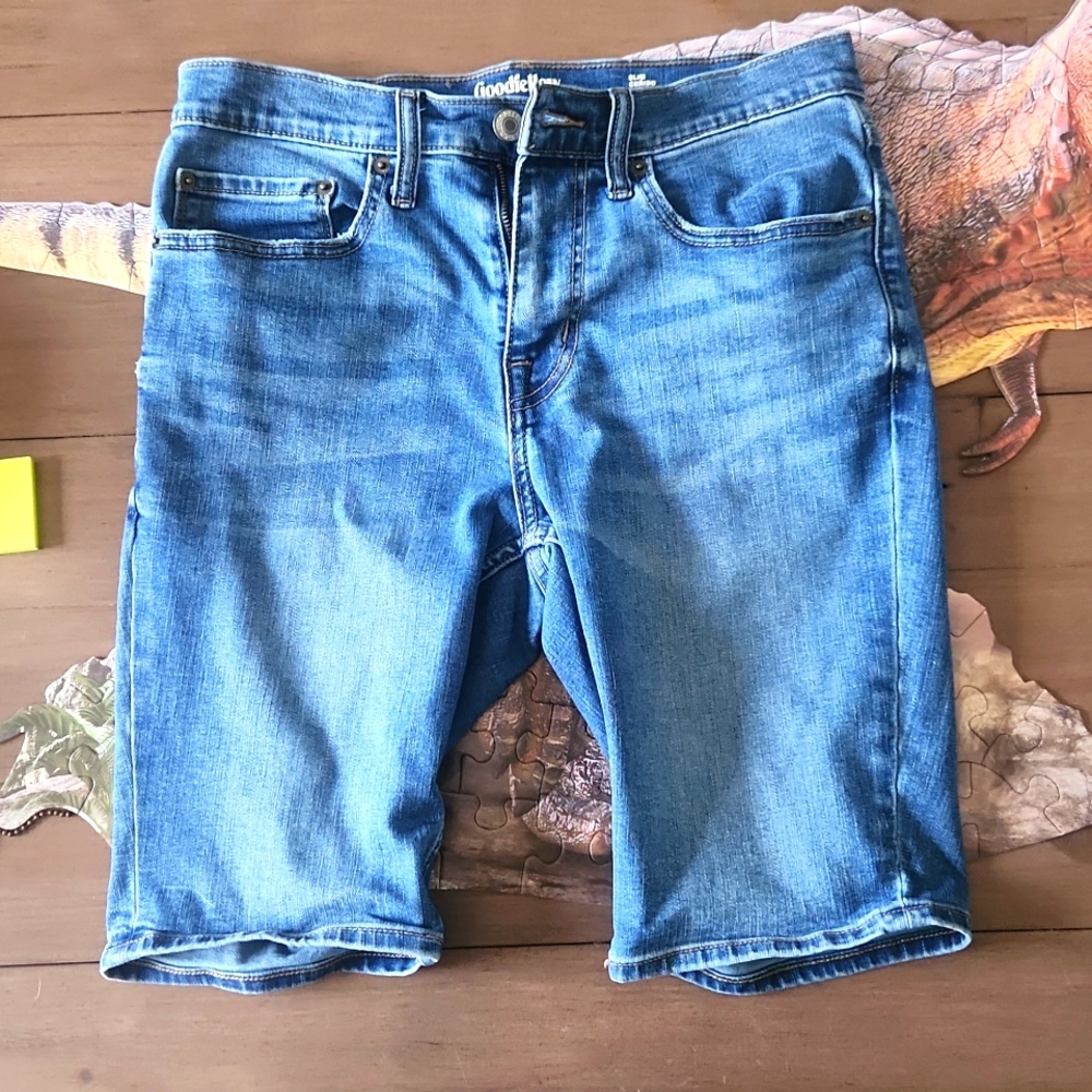 Goodfellow Men's Blue Jean Shorts Size 30